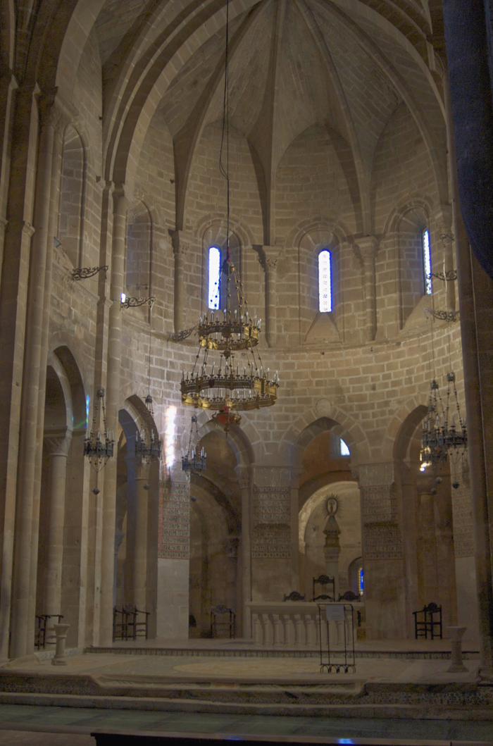 Ábside de la iglesia del monasterio de veruela